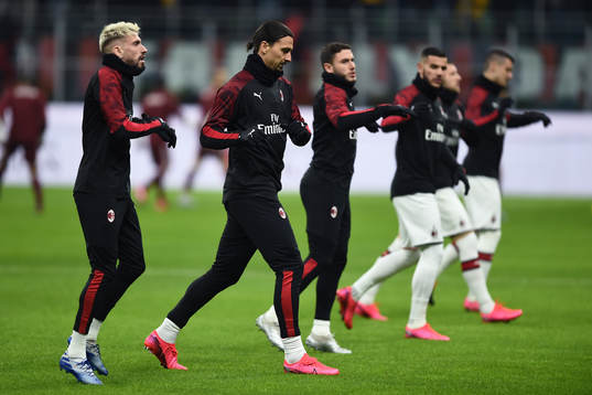 Zlatan Ibrahimovic of Milan
