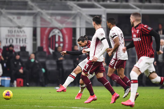 Zlatan Ibrahimovic of Milan