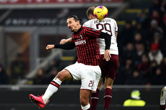 Zlatan Ibrahimovic of Milan