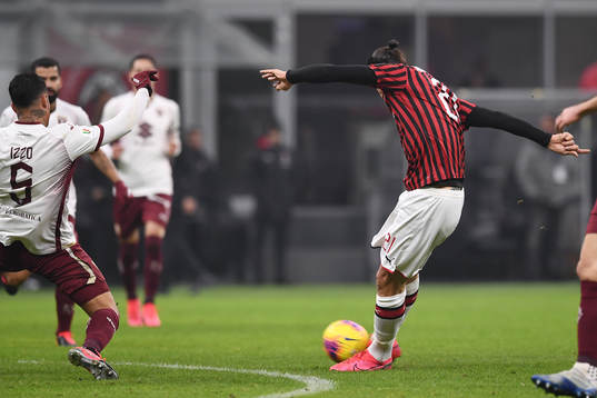 Zlatan Ibrahimovic of Milan