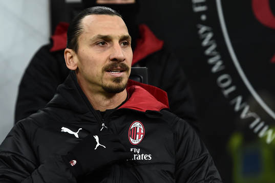 Zlatan Ibrahimovic of Milan