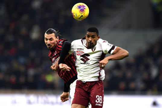 Zlatan Ibrahimovic of Milan
