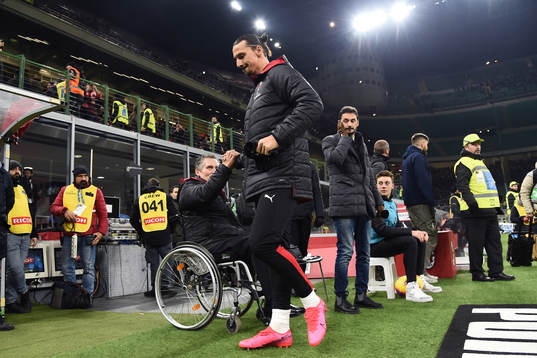 Zlatan Ibrahimovic of Milan