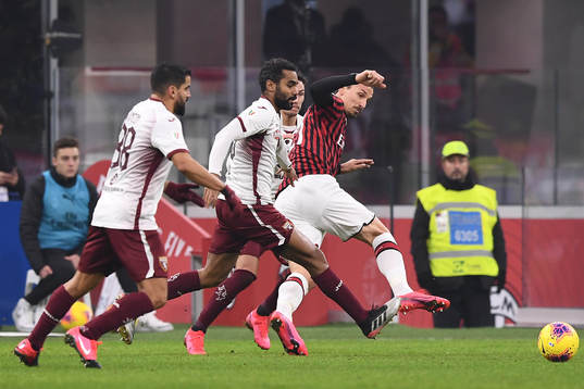 Zlatan Ibrahimovic of Milan