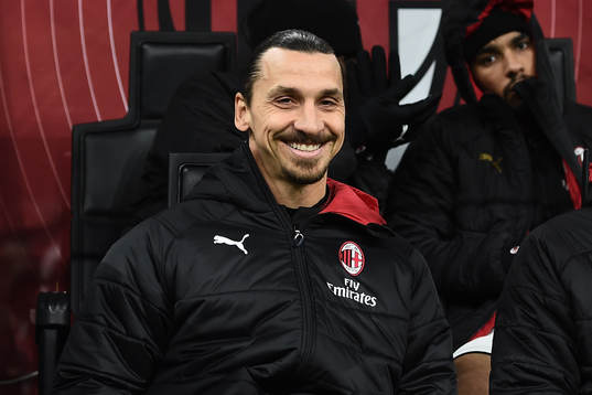 Zlatan Ibrahimovic of Milan