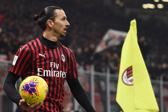 Zlatan Ibrahimovic of Milan