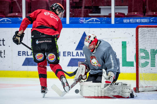 Ishockeyspelaren Helge Grans