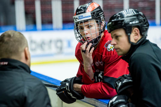 Ishockeyspelaren Helge Grans