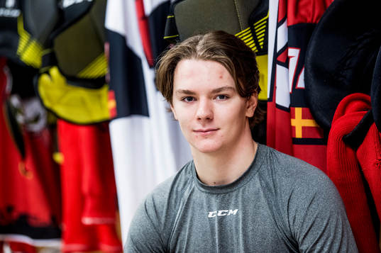 Ishockeyspelaren Helge Grans