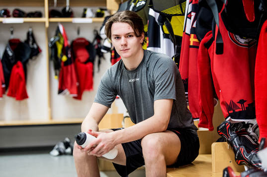 Ishockeyspelaren Helge Grans
