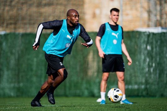 Fouad Bachirou och Jonas Knudsen