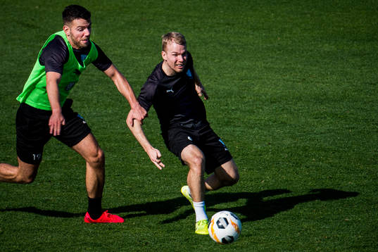 Erdal Rakip och Oscar Lewicki