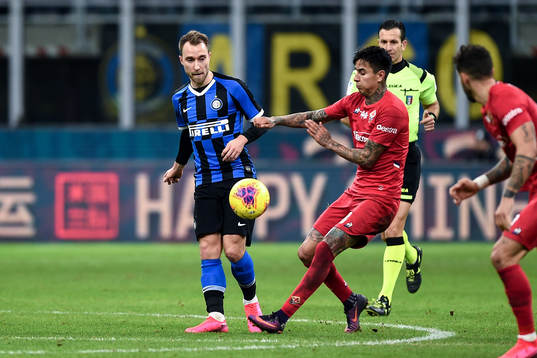 January 29, 2020, Milan, Italy: Christian Eriksen of Inter