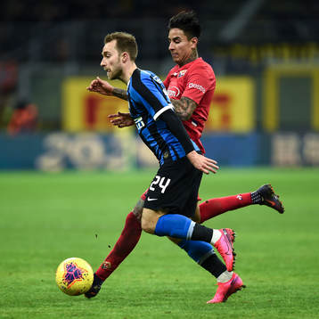 January 29, 2020, Milan, Italy: Christian Eriksen of Inter