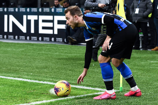 January 29, 2020, Milan, Italy: Christian Eriksen of Inter