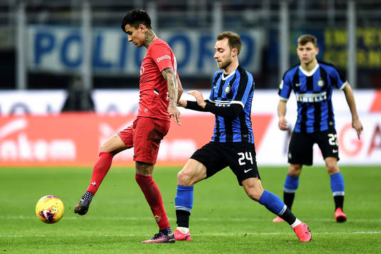 January 29, 2020, Milan, Italy: Christian Eriksen of Inter