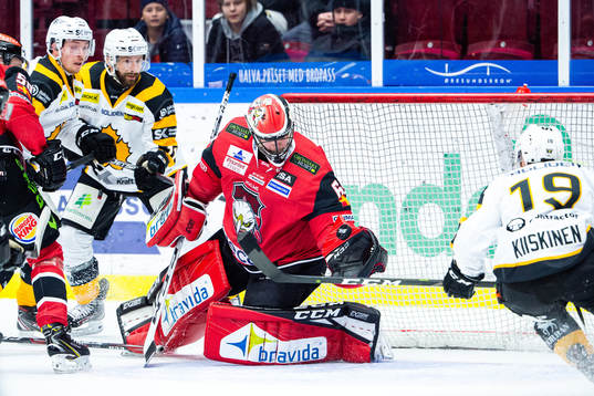 Malmö Redhawks målvakt Oscar Alsenfelt
