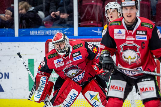 Malmö Redhawks målvakt Oscar Alsenfelt