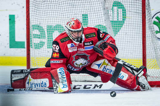 Malmö Redhawks målvakt Oscar Alsenfelt