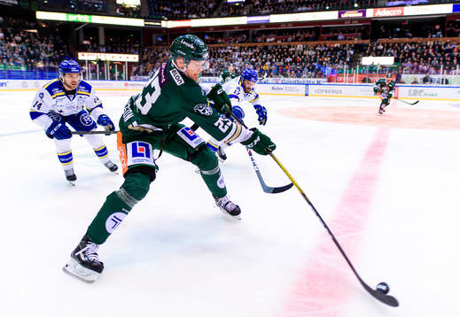 Färjestads Albin Eriksson och Leksands Daniel Olsson