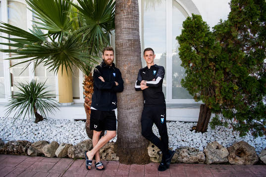 Sören Rieks och Rasmus Bengtsson