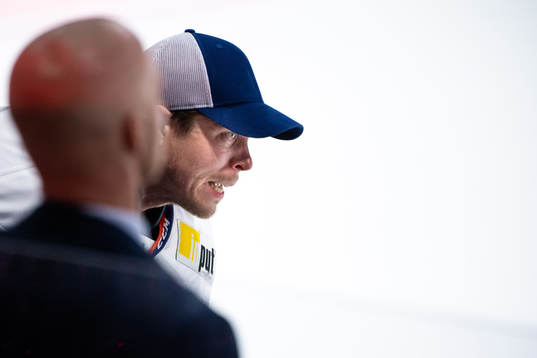 Växjös målvakt Viktor Fasth i båset