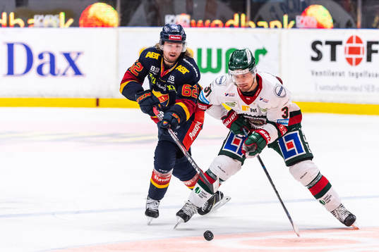 Djurgårdens Manuel Ågren och Frölundas Nicklas Lasu