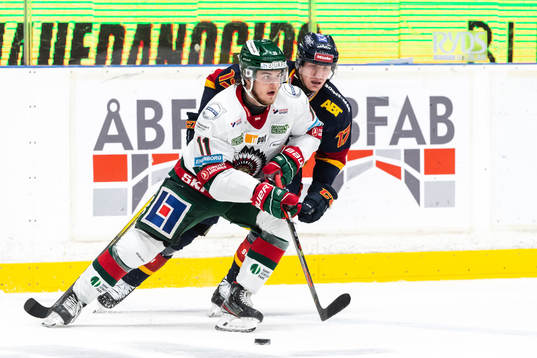 Frölundas Samuel Fagemo och Djurgårdens Henrik Eriksson