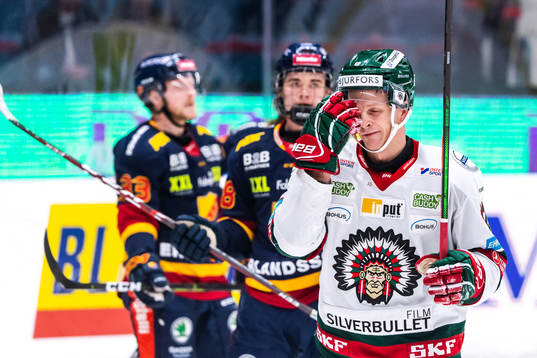 Frölundas Max Friberg deppar