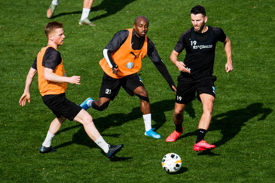 Anders Christiansen, Fouad Bachirou och Erdal Rakip