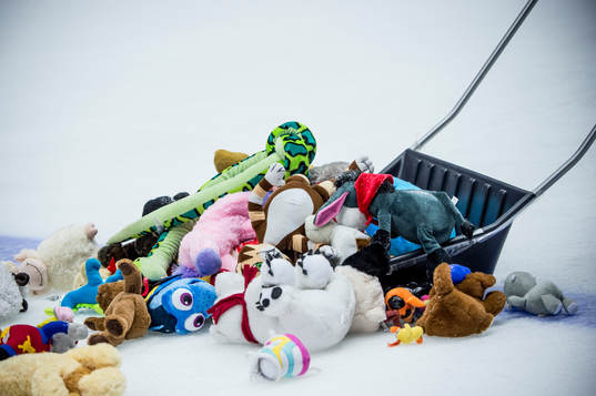 Teddy bear toss