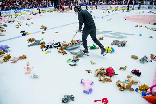 Teddy bear toss