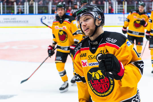 Luleås Einar Emanuelsson jublar