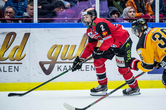 Malmö Redhawks Helge Grans och Luleås Emil Larsson