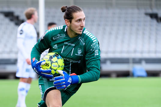 Sarpsborgs målvakt David Mitov Nilsson