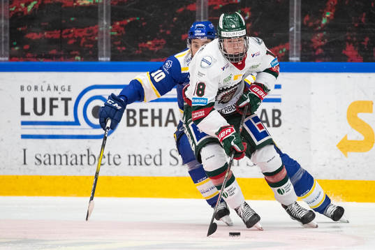 Frölundas Lucas Raymond och Leksands Johan Fransson
