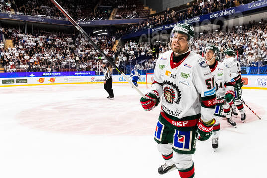 Frölundas Mats Rosseli Olsen jublar