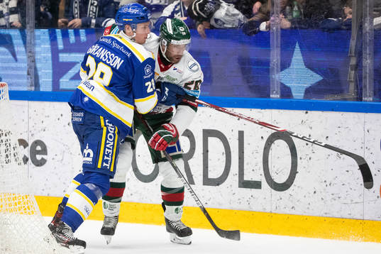 Leksands Mattias Göransson och Frölundas Joel Lundqvist