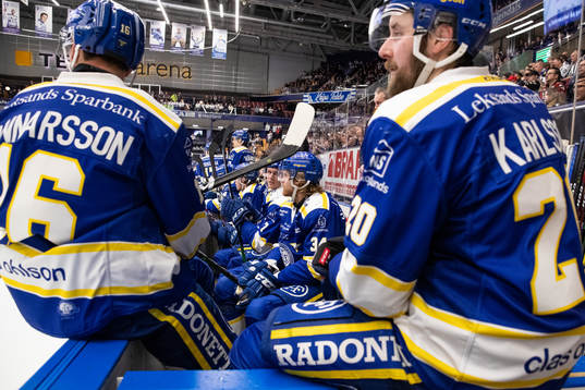 Leksands spelarna deppar