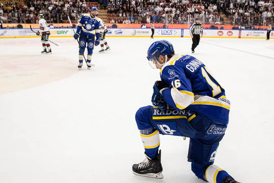 Leksands Daniel Gunnarsson deppar