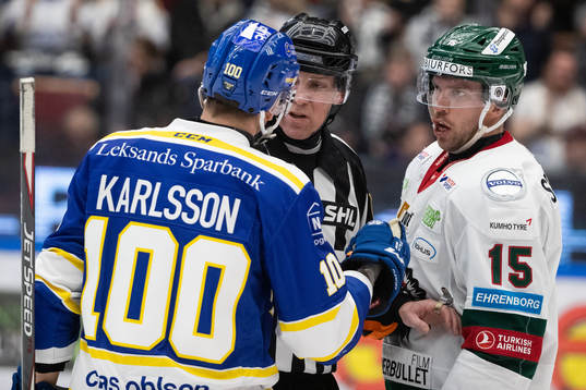 Frölundas Anders Grönlund och Leksands Martin Karlsson