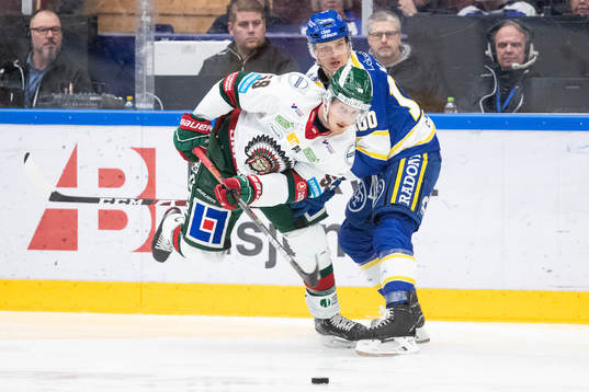 Frölundas Simon Hjalmarsson och Leksands Martin Karlsson