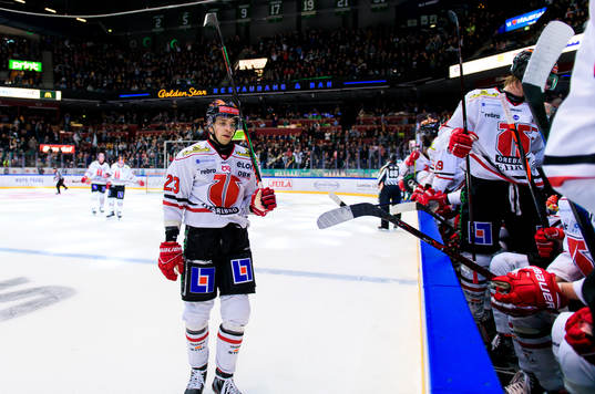 Örebros Sakari Salminen deppar