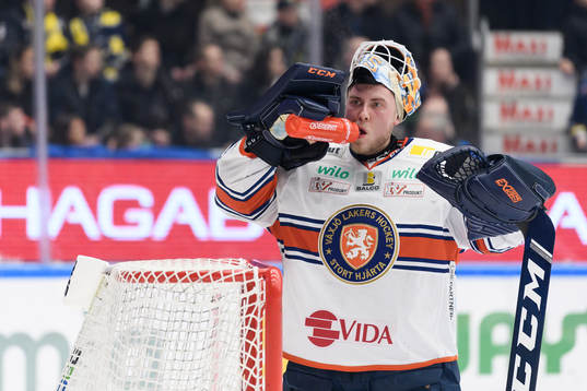 Växjös målvakt Viktor Andrén
