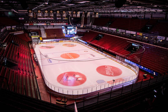 Vy av Monitor ERP Arena