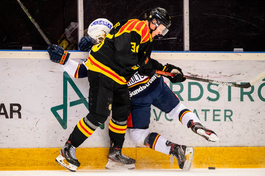 Brynäs Linus Ölund och Djurgårdens Linus Hultström