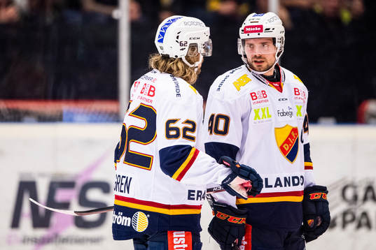 Djurgårdens Manuel Ågren och Djurgårdens Jacob Josefson
