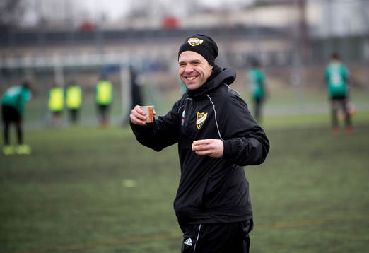 IFK Hässleholms Nilsson i matchen i Vintercupen mellan IFK