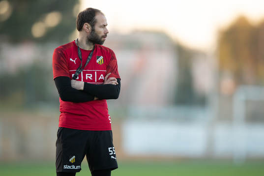 Häckens tränare Andreas Alm