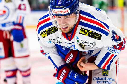 Oskarshamns Markus Modigs har ont